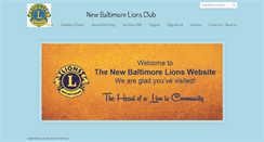 Desktop Screenshot of newbaltimorelions.com